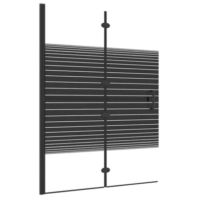 Immagine prodotto di vidaXL Cabina doccia pieghevole ESG 100x140 cm nero