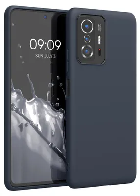 Produktbild von kwmobile Handyhülle für Xiaomi 11T / 11T Pro Hülle - TPU Case - Kabelloses Laden - Schutzhülle Cover in Heidelbeerblau