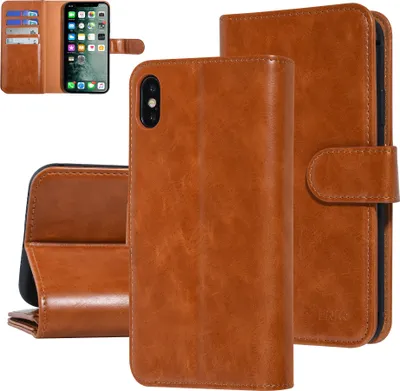 Immagine prodotto di UNIQ Accessorio Apple iPhone Xs Max Marrone scuro Custodia tipo libro soft touch