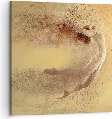Produktbild von Bild auf Leinwand - Leinwandbild - Frau Abstraktion - 50x50cm - Wand Bild - Wanddeko - Wandbilder - Leinwanddruck - Bilder - Kunstdruck - Wanddekoration - Leinwand bilder - Wandkunst - AC50x50-4061
