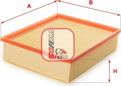 Produktbild von Luftfilter SOFIMA S 1102 A für LAND ROVER Defender SUV (L316) Filtereinsatz
