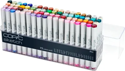 Zdjęcie produktu dla COPIC 21075159 Szkic markerem COPIC, zestaw 72 E