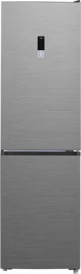 Produktbild von Wolkenstein Kühl- Gefrierkombination WKG456ENFDIX Inox Design Silber 456l NoFrost höhenverstellbar wechselbarer Türanschlag Standgerät