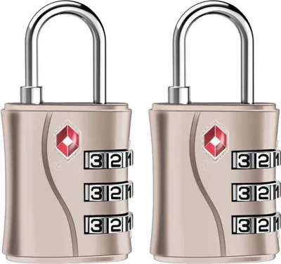 Immagine prodotto di Lucchetti per valigie TSA Numeri a 3 cifre per valigie e zaini (2