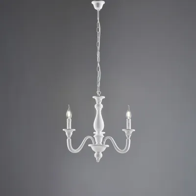 Zdjęcie produktu dla Żyrandol Lucca Shabby Chic Biały 3 światła E14