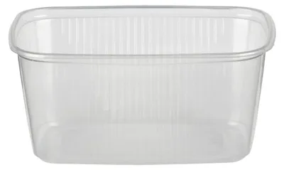 Produktbild von Verpackungs Becher PP transparent eckig 250ml 100 Stück