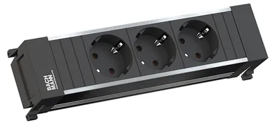 Image de BACHMANN POWER FRAME 3xCEE7/3, courant 2,0m AEH y compris fiche de montage