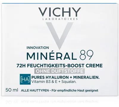 Produktbild von Vichy Minéral 89 72H Feuchtigkeitssteigernde Creme 50 ml