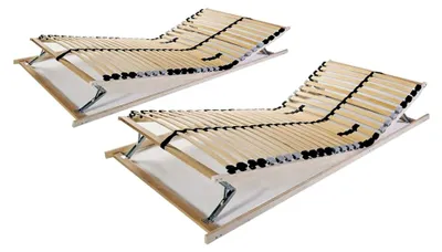 Produktbild von Lattenroste 2 Stück mit 28 Latten 7 Zonen 70x200 cm