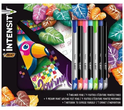 Zdjęcie produktu dla Notatnik + Zestaw Mix Kolorów Intensity Bic