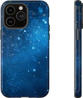 Produktbild von Tiefblaue Lichterpracht – Hülle Kompatibel mit iPhone 14 Pro Max