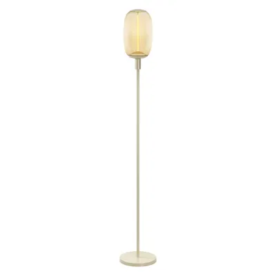 Produktbild von LEDVANCE DECOR STICK TALL Bodenleuchte, 1 x E27, beige, Edelstahl, individuelle Lichtszenarien, ideal für Wohnbereiche, Fußbetriebsschalter, modernes Design, E27-Sockel, dekorativ
