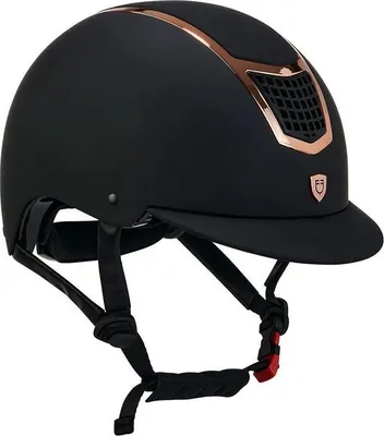Produktbild von Equestro Eclipse Plain Matt Rowel Fitting Helm Schwarz 53-55 cm Schwarz 53-55 cm