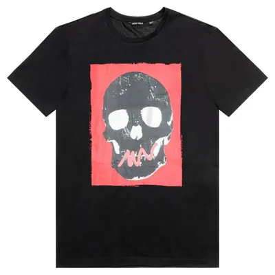 Produktbild von Antony Morato Mmks02136-fa100227-9000 Slim Fit Kurzarm-t-shirt Schwarz S Herren Schwarz S