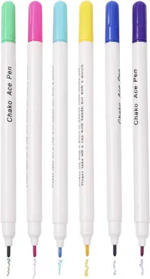 Produktbild von Famanu Stoffmarker Set 6 Stück - Bunte, wasserlösliche Stifte