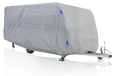 Productafbeelding van Caravanhoes - Caravan beschermhoezen - Camperhoezen - Waterdicht - UV-bestendig - Maat L - 6,10 x 2,50 x 2,20 M - (170g/m²)