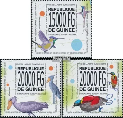 Produktbild von Briefmarken Guinea 2013 Mi 10081-10083 (kompl. Ausgabe) postfrisch Vögel