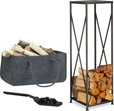 Produktbild von relaxdays 3 tlg. Kamin-Set