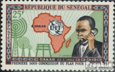 Produktbild von Briefmarken Senegal 1962 Mi 253 (kompl.Ausg.) postfrisch Fernmeldeunion