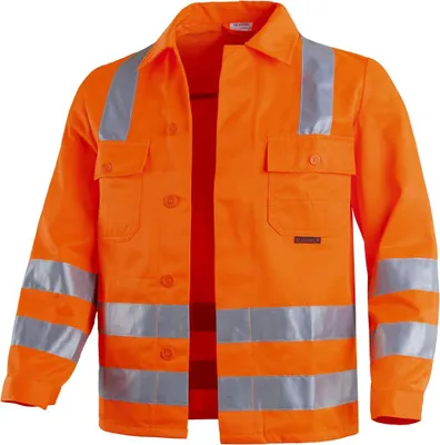 Produktbild von Qualitex Arbeitsjacke - WQ Bundjacke aus faserverstätktem Mischgewebe - in Farbe: warnorange - Herren: 60 - Damen: 54