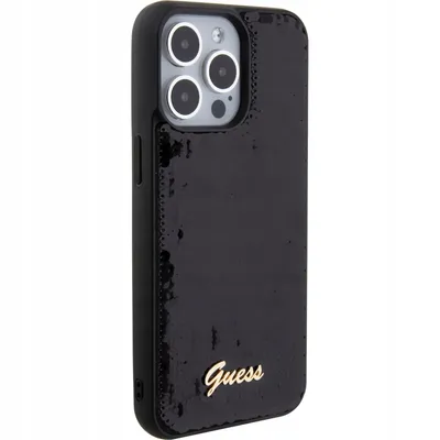 Image de Guess Guhcp15Lpsfdgsk Iphone 15 Pro 6.1 Czarny/Noir Hardcase Sequin Script Metal