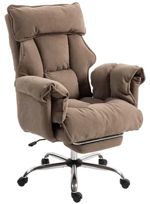 Obrázek produktu pro Ergonomická kancelářská židle s polohovacím opěradlem a opěrkou nohou