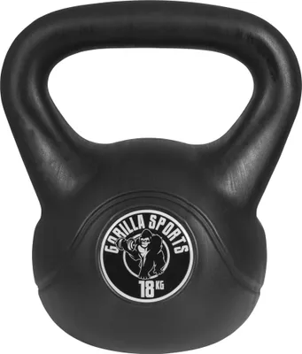 Produktbild von GORILLA SPORTS® Kettlebell - 18 kg Gewichte, aus Kunststoff - Kugelhantel, Schwunghantel, Kugelgewicht