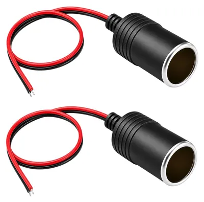 Immagine prodotto di 2 prese accendisigari da 12-24 V, con cavo da 35 cm