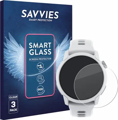 Produktbild von 3x Savvies Schutzglas Folie für Coros Pace 2/ 4 9H Panzer Schutzfolie Glas Displayschutz klar transparent