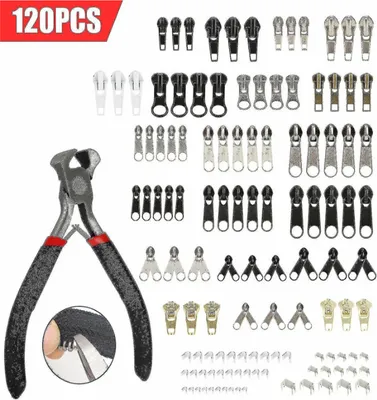 Produktbild von INF 120-teiliges Zip Repair Kit: Ihr ultimatives Reißverschluss-Reparaturset