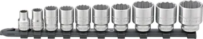 Immagine prodotto di Set di chiavi a bussola Stahlwille 3/8 con barra di fissaggio 8-24 mm 10 pezzi