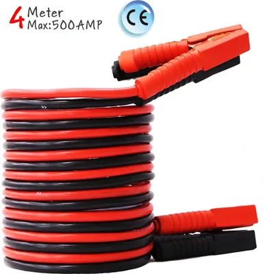 Immagine prodotto di 2x4m cavo jumper 12/24V 500 Amp cavo jumper cavo avviamento batteria auto