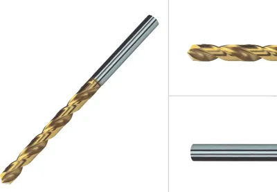 Immagine prodotto di Punta per legno duro HSS-G TiN 4 mm - Per 10 pezzi