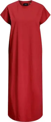 Image de Jack & Jones Astrid Boxy Jjxx Kurzarm Midi-kleid Rot S Damen Rot S