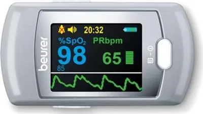 Produktbild von Beurer Pulsoximeter Messgerät Gesundheitsgeräte PO 80 Überwachung Sauerstoffsättigung Herzfrequenz