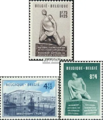 Produktbild von Briefmarken Belgien 1951 Mi 906-908 (kompl.Ausg.) postfrisch Breendonk
