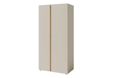 Produktbild von KINDERKLEIDERSCHRANK LIBU 03 zweitürig 90/50/195 in Sandbeige / Geölte Eiche