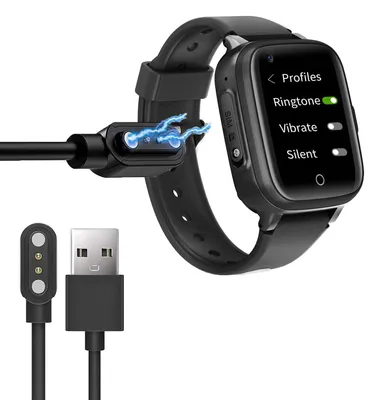 Immagine prodotto di Blueshaweu, compatibile con smartwatch Krostming, caricabatterie magnetico, caricatore USB