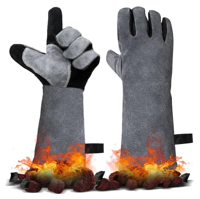 Productafbeelding van Solidchoice - Hittebestendige BBQ Handschoenen tot 500°C