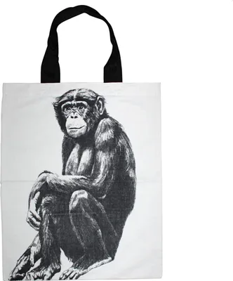 Produktbild von Stofftasche XL - Affe - Einkaufsbeutel