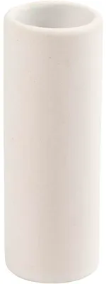 Zdjęcie produktu dla Wazon, biały, wysokość: 11 cm, średnica: 4 cm, 1 sztuka