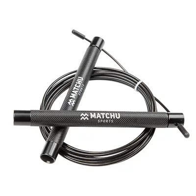 Produktbild von Matchu Sports Springseil - Schwarz - Aluminium