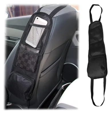 Produktbild von Autositz-Seitenorganisator faltbar multifunktional Aufbewahrungstasche Netztaschen wasserdicht verschleißfest 600D Oxford-Stoff Mesh