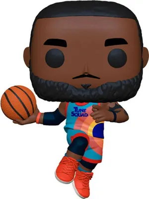 A Funko Pop! figure of LeBron James from Space Jam 2.