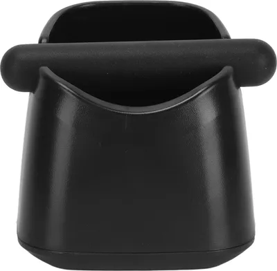Produktbild von Kaffee-Abklopfbox, sturzsicher, rutschfest, kleiner Abklopfbehälter mit herausnehmbarem Abklopfsteg für gemahlenen schwarzen Kaffee