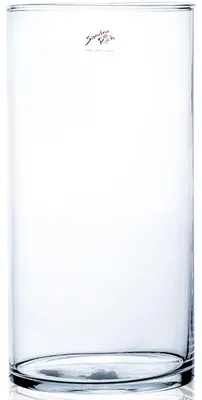 Glase Zylindervase 30 cm Höhe, 15 cm Ø, klar