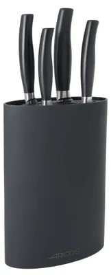 Küchenmesser-Set, 4-teilig, Nitrum Edelstahl, schwarz