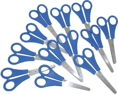 Obrázek produktu pro Sada 12 školních nůžek s ostřím od 0 do 5 cm