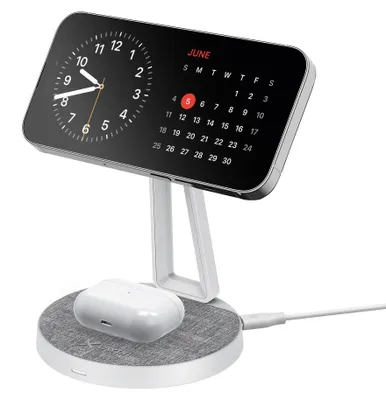 Produktbild von XLayer MagFix Pro 2, Drinnen, USB, Kabelloses Aufladen, 2 m, Grau, Weiß