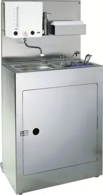 Produktbild von Das mit einem Kochendwassergerät enthaltene mobile Spülstation enthält auch noch einen Frisch- und Abwassertank